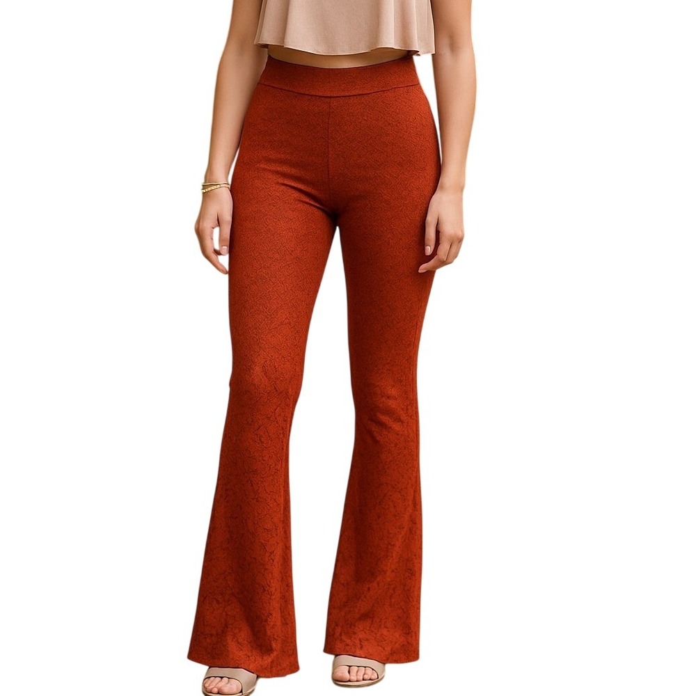 Soho Lace Wide Leg Pants Size L
